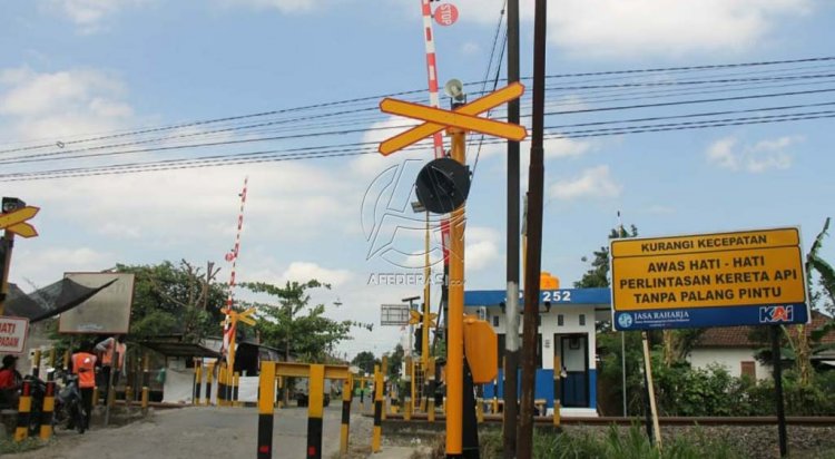 Palang Pintu Perlintasan KA Desa Ketanon  Belum Dioperasikan, Ini Alasanya