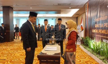 Usai Dilantik, 130 PPK Kabupaten Kediri Hari Ini Mulai Kerja