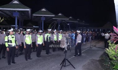 Antisipasi Konvoi Pesilat, Ribuan Personil Diterjunkan Polres Kediri