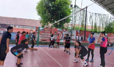 Persiapan Pra Porprov 2023 Jatim, PBVSI Kabupaten Kediri Genjot Fisik Pemain