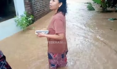 Hujan dan Tanggul Sungai Kolokoso Jebol Sebabkan Rumah di Tarokan Terendam Banjir