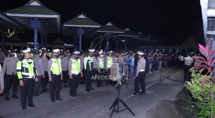 Antisipasi Konvoi Pesilat, Ribuan Personil Diterjunkan Polres Kediri