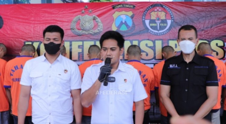 Terlibat Onar, 16 Pendekar Silat Diamankan Polisi Kediri