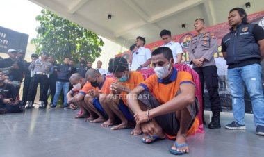 6 Pelaku Spesialis Pencurian Motor Diamankan Polisi