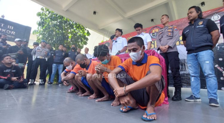 6 Pelaku Spesialis Pencurian Motor Diamankan Polisi